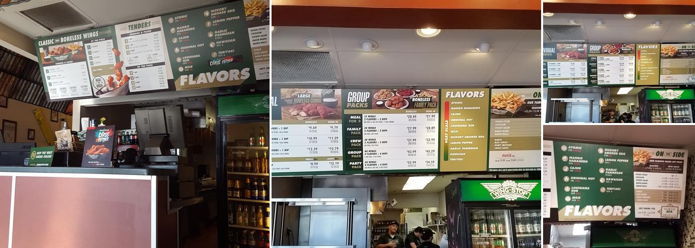 Wingstop Menu
