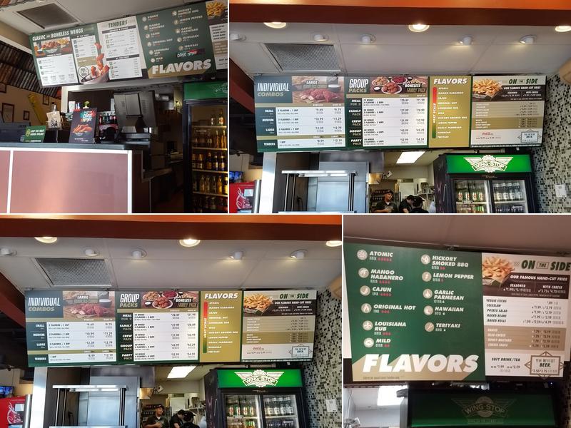 Wingstop Menu