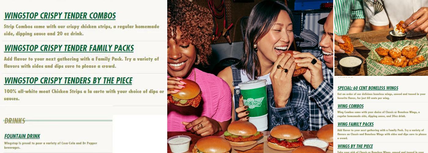 Wingstop Menu