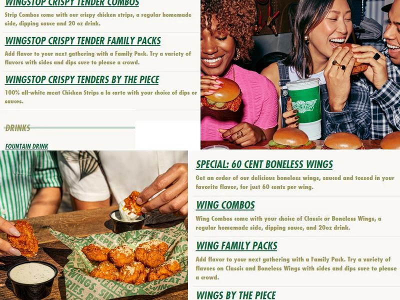 Wingstop Menu
