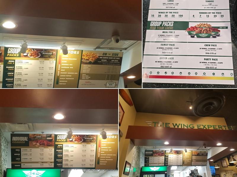 Wingstop Menu