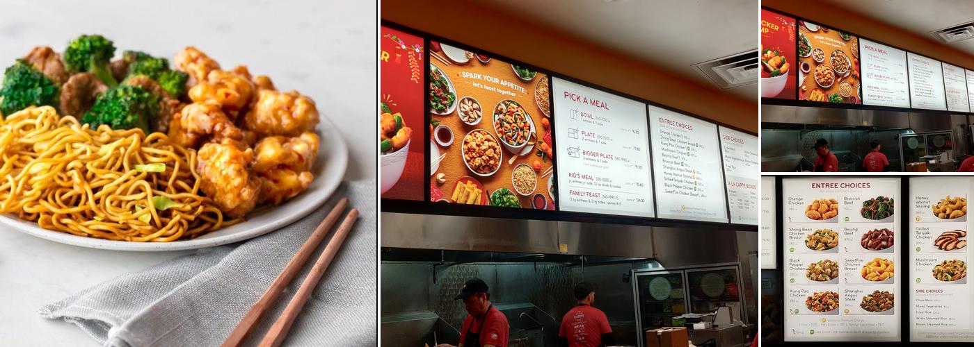 Panda Express Menu