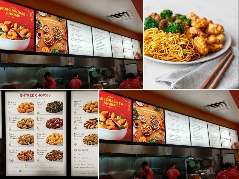 Panda Express Menu