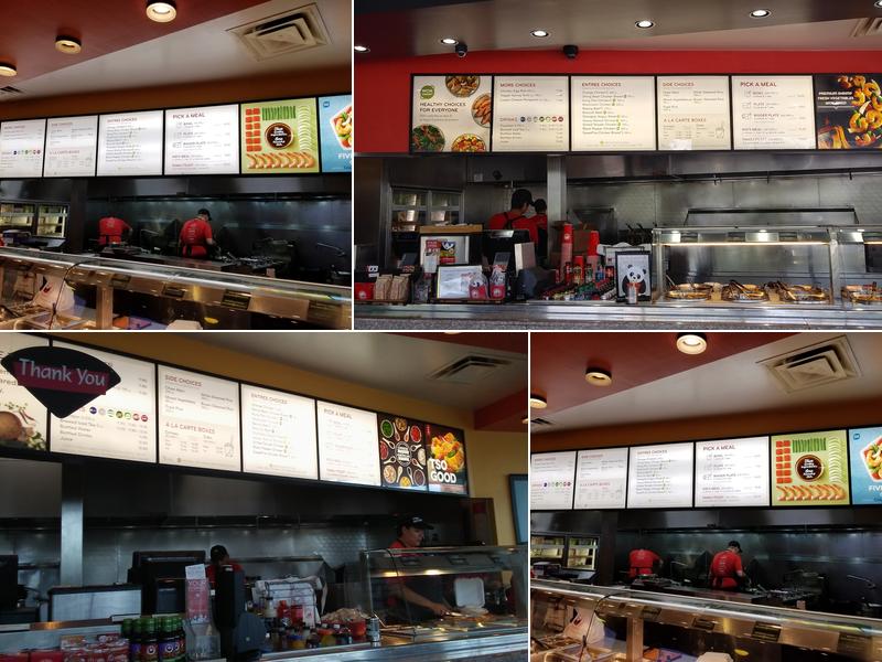Panda Express Menu