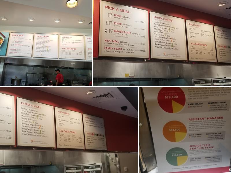 Panda Express Menu