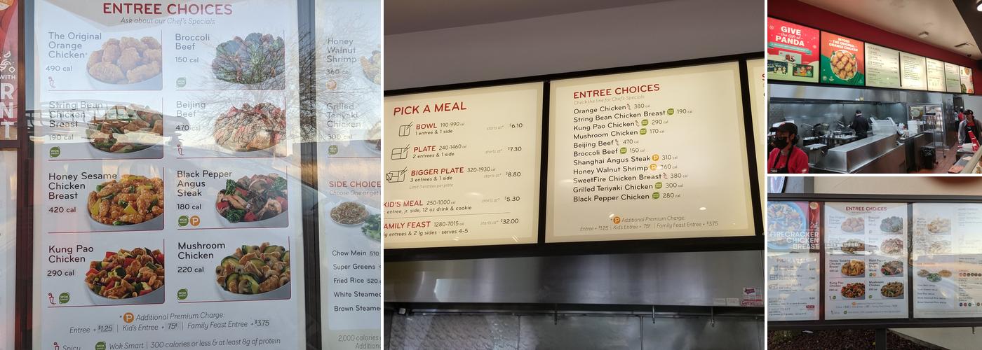 Panda Express Menu