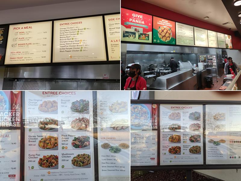 Panda Express Menu