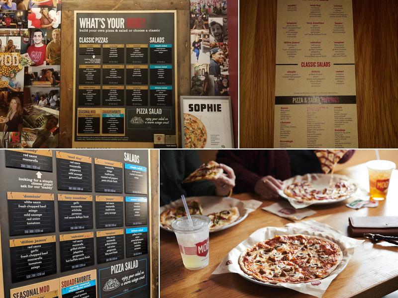 MOD Pizza Menu