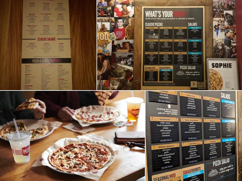 MOD Pizza Menu