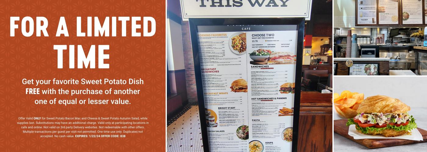 Corner Bakery Menu