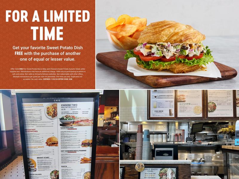 Corner Bakery Menu