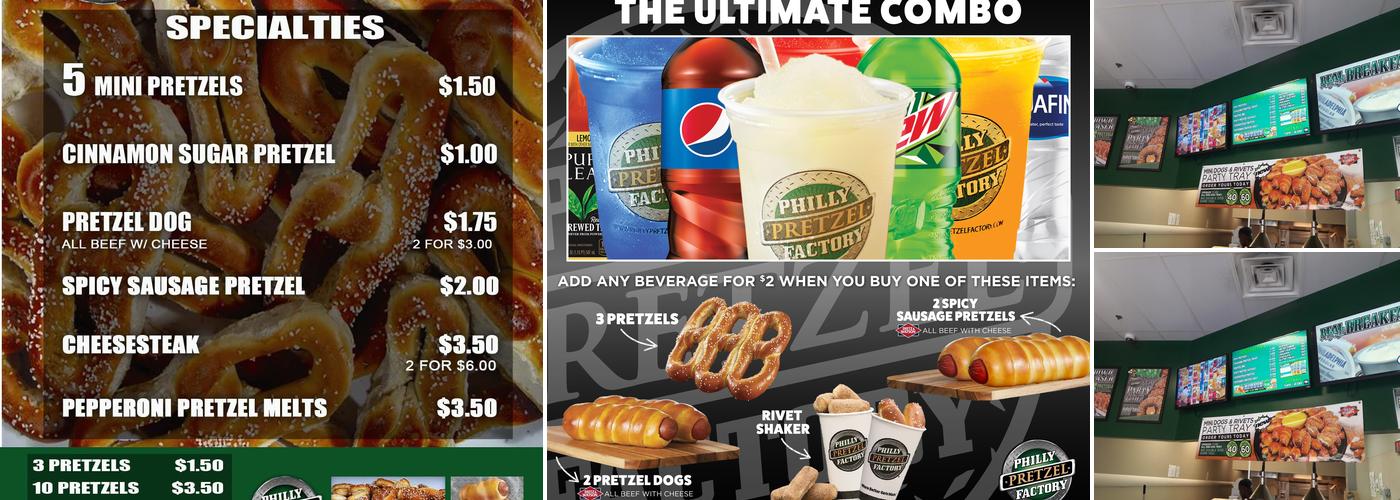 Philly Pretzel Factory Menu