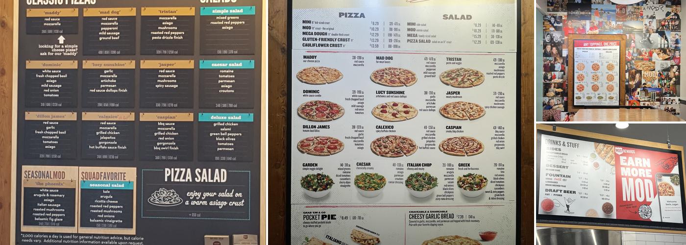 MOD Pizza Menu