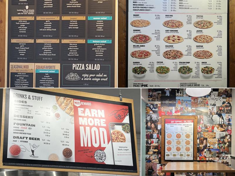 MOD Pizza Menu