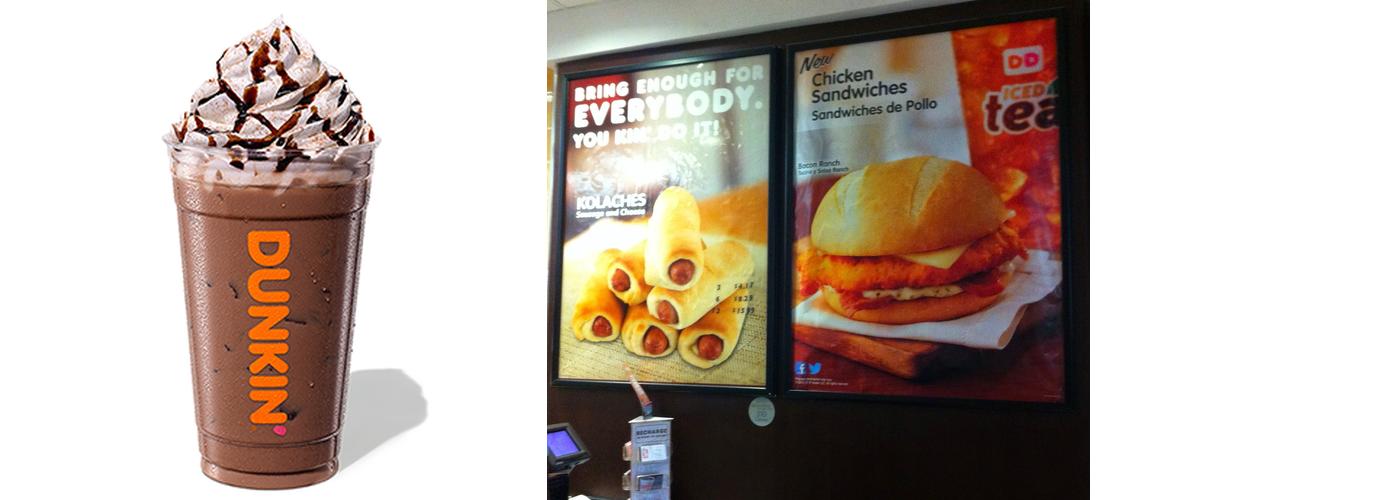 Dunkin' Menu