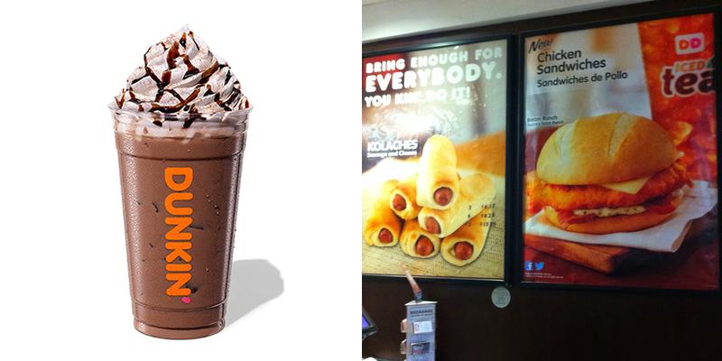Dunkin' Menu