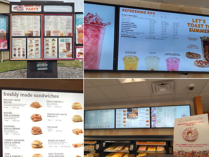 Dunkin' Menu