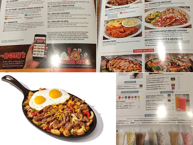 Denny's Restaurant Menu