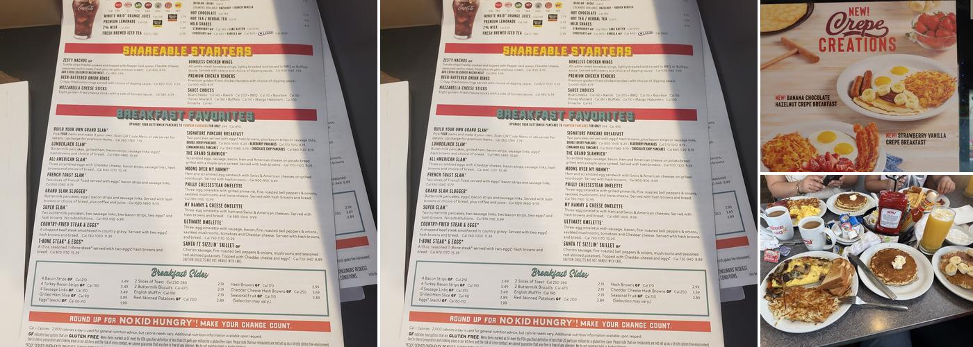 Denny's Menu