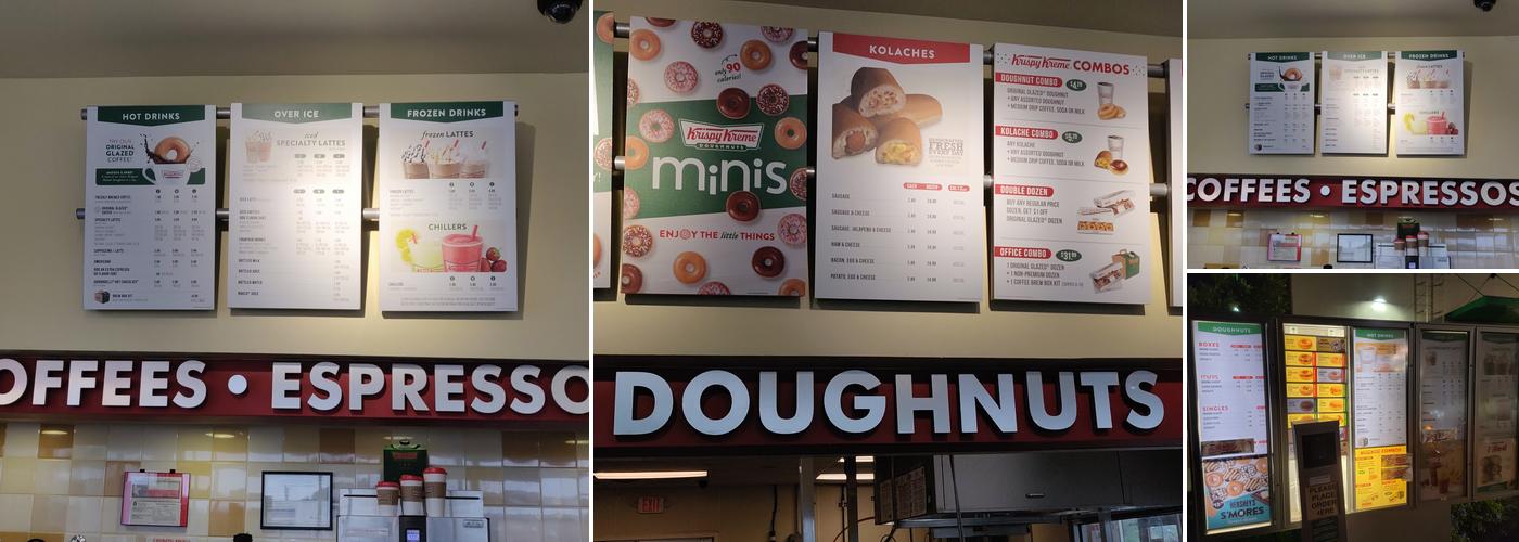 Krispy Kreme Menu