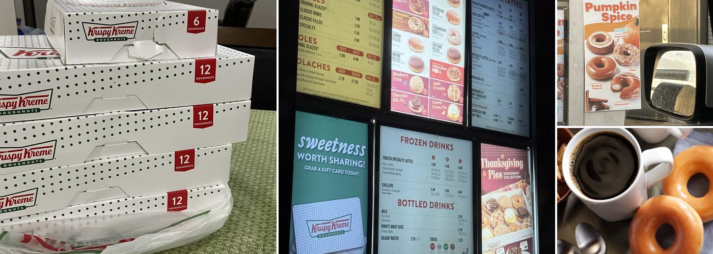 Krispy Kreme Menu