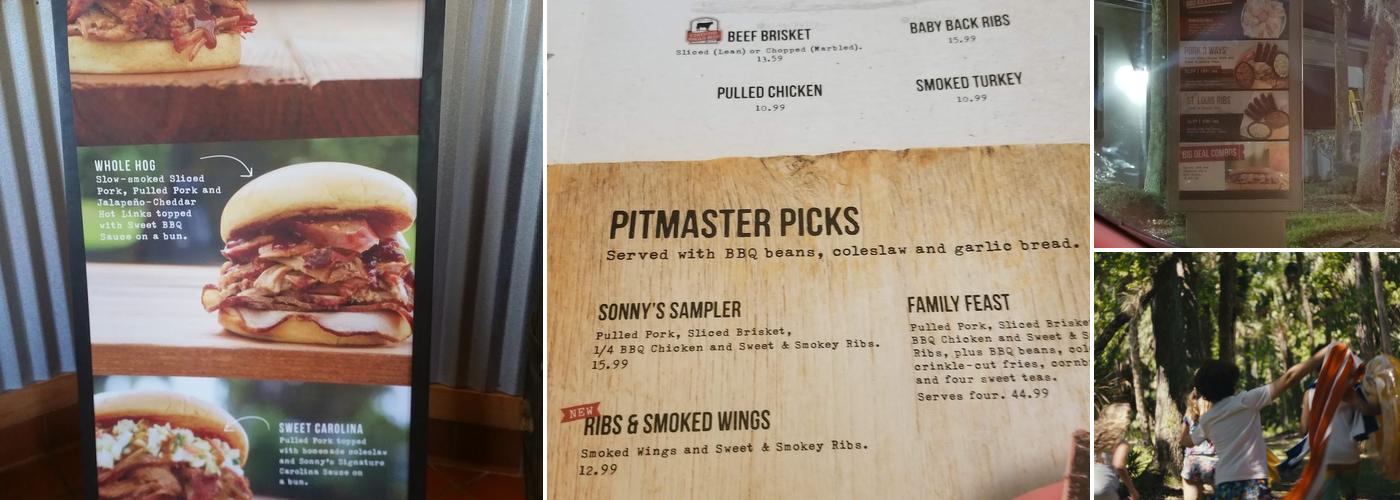 Sonny's BBQ Menu