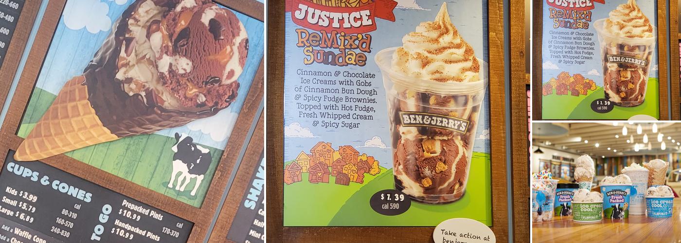 Ben & Jerry’s Menu