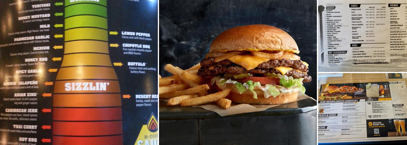 Buffalo Wild Wings Menu