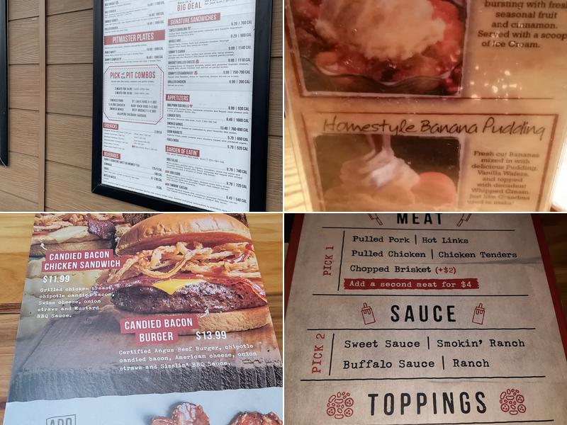Sonny's BBQ Menu