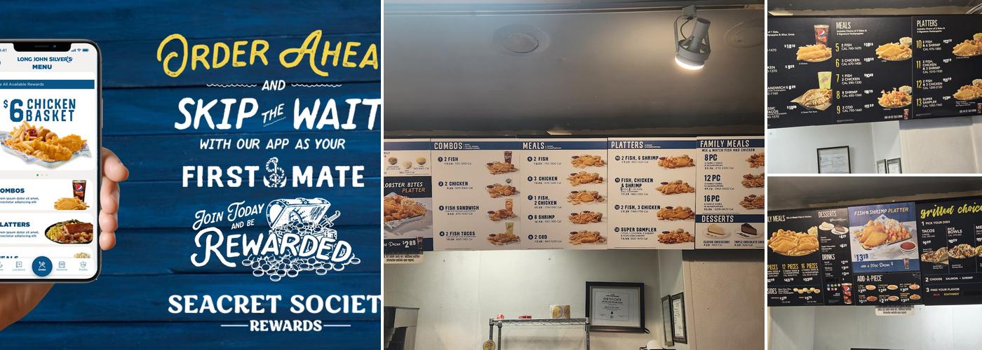 Long John Silver's Menu