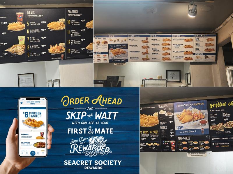 Long John Silver's Menu