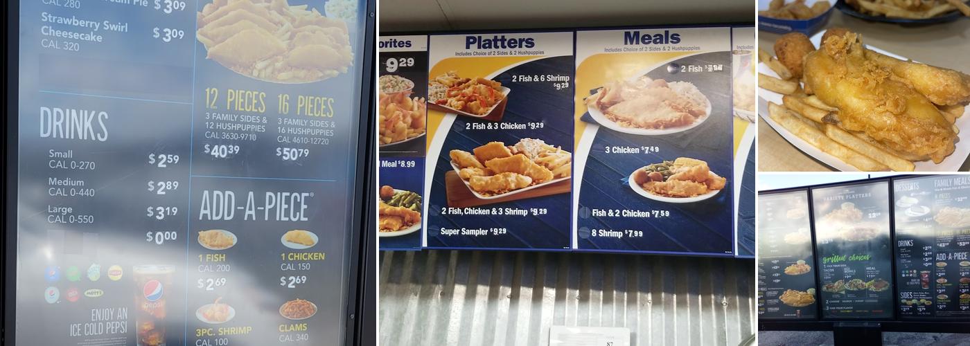 Long John Silver's Menu