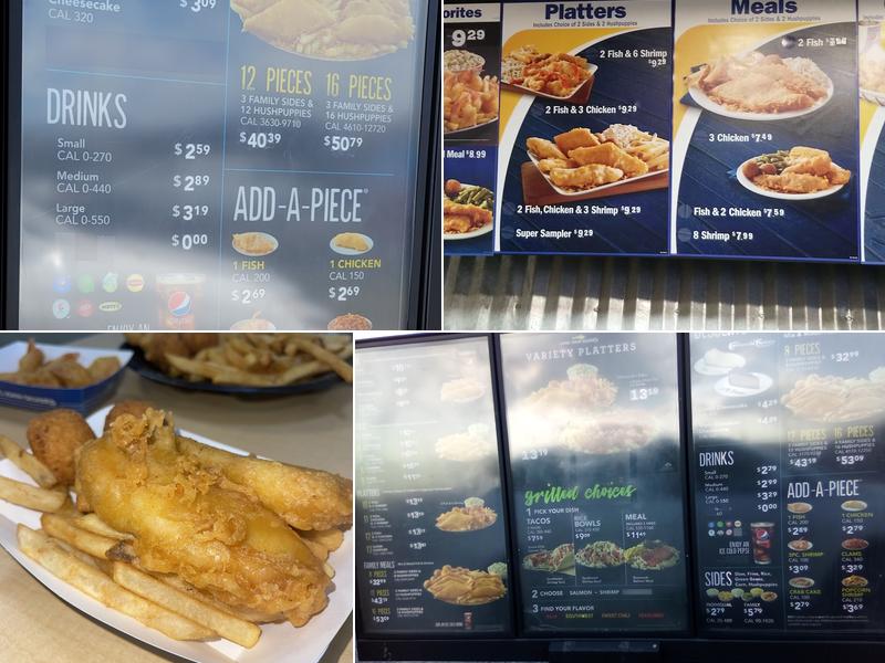 Long John Silver's Menu