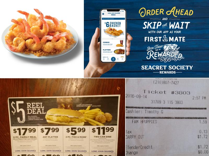 Long John Silver's Menu