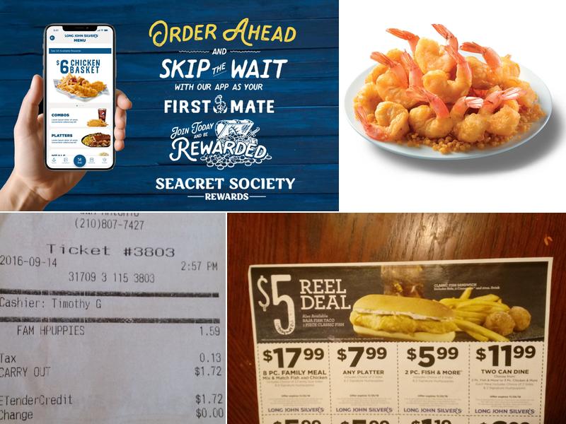 Long John Silver's Menu