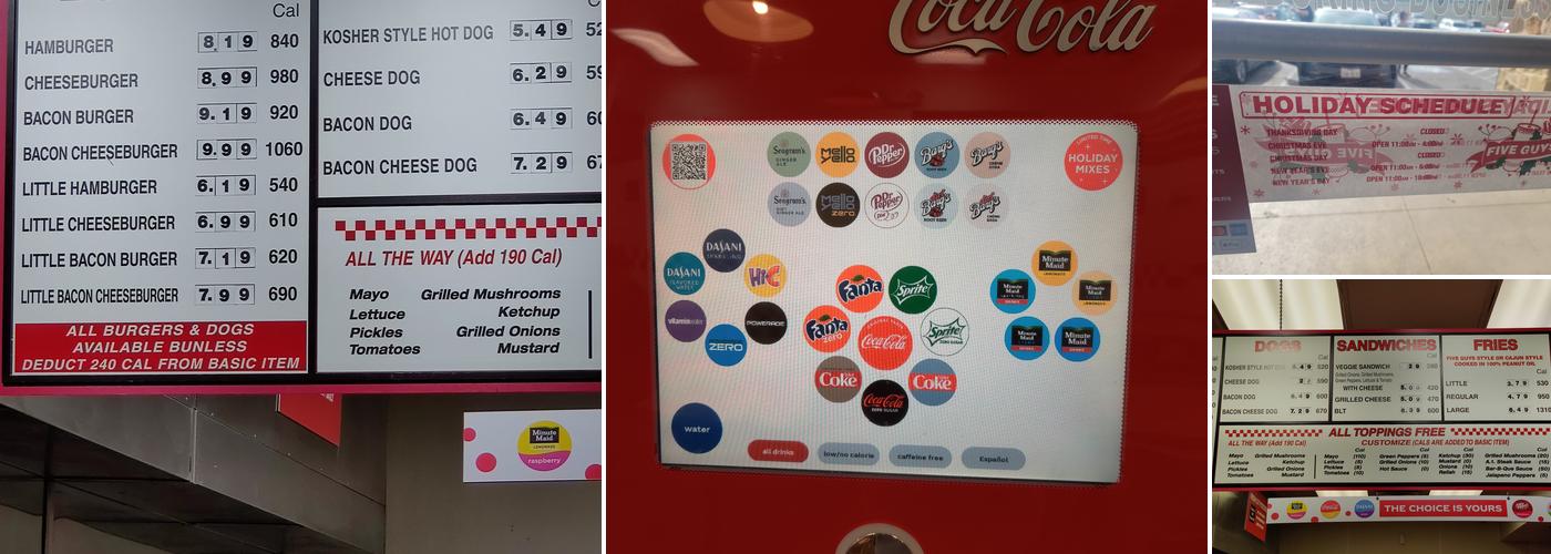 Five Guys Menu