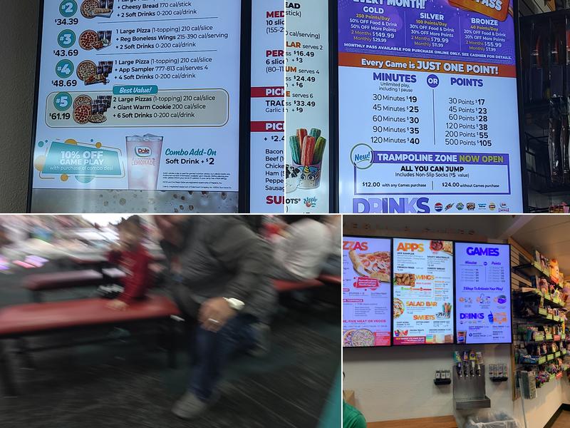 Chuck E. Cheese Menu
