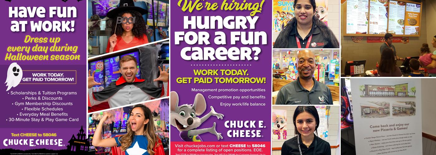 Chuck E. Cheese Menu