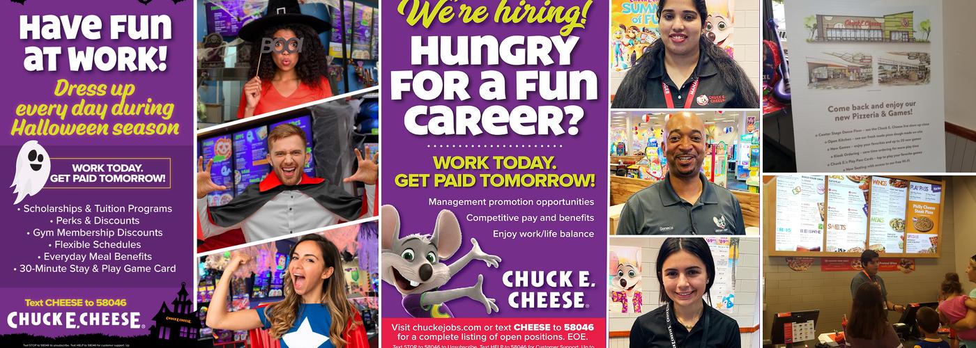 Chuck E. Cheese Menu