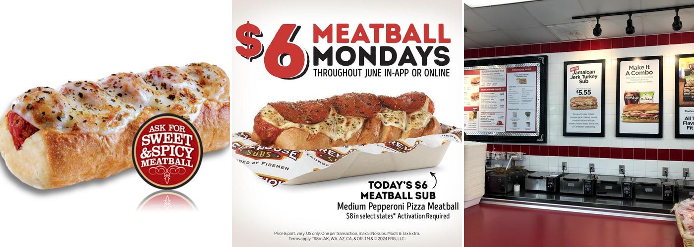 Firehouse Subs Northwood Menu