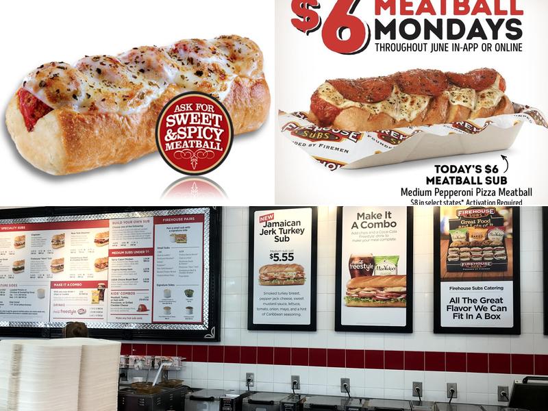 Firehouse Subs Northwood Menu