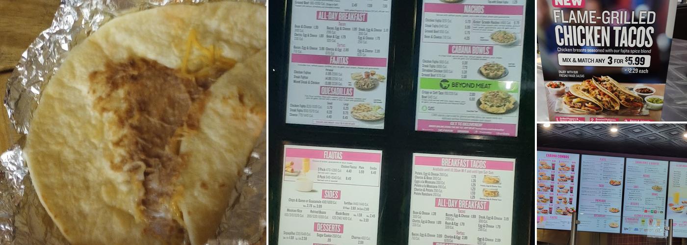 Taco Cabana Menu