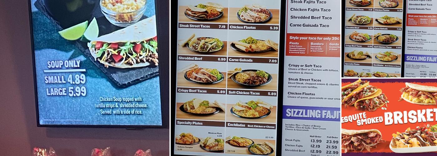 Taco Cabana Menu