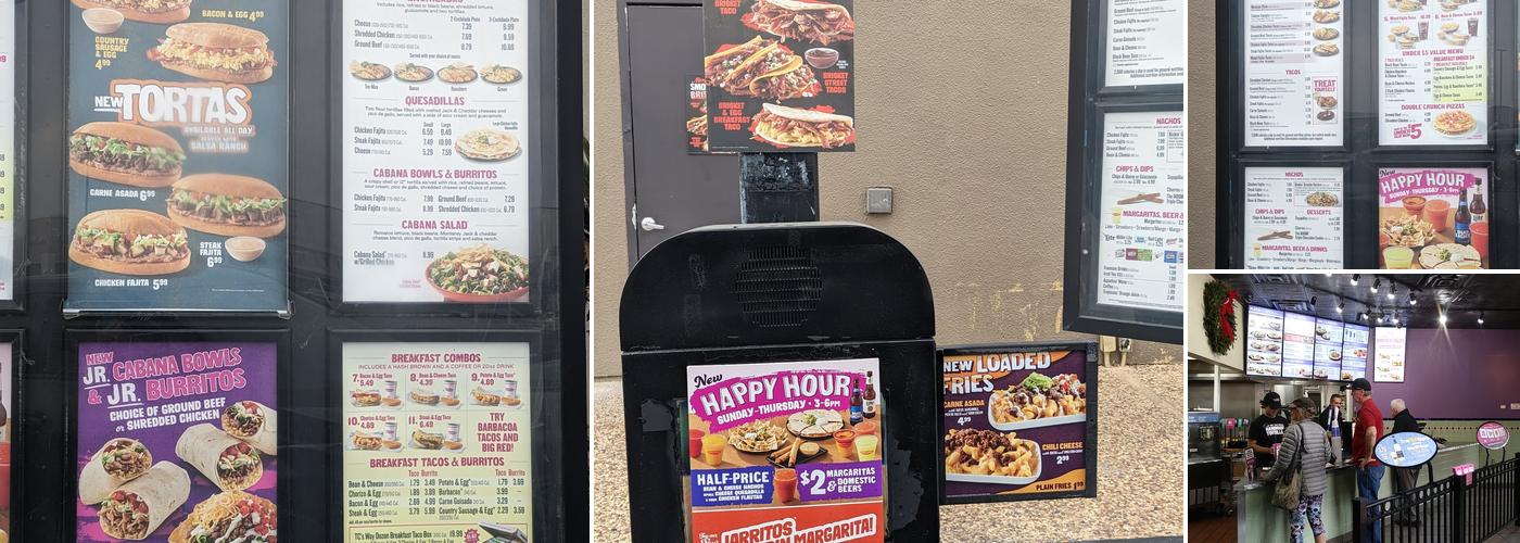 Taco Cabana Menu
