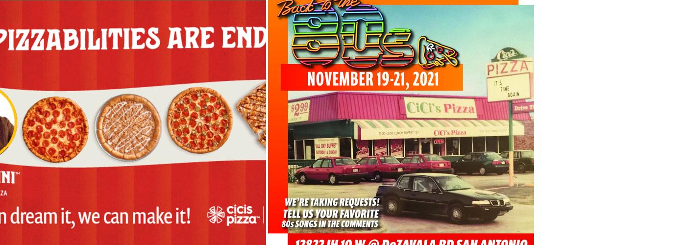 Cicis Pizza Menu