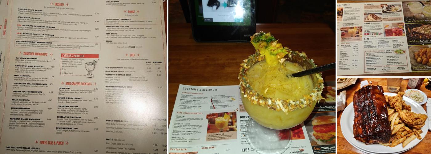 Cheddar's Scratch Kitchen Menu