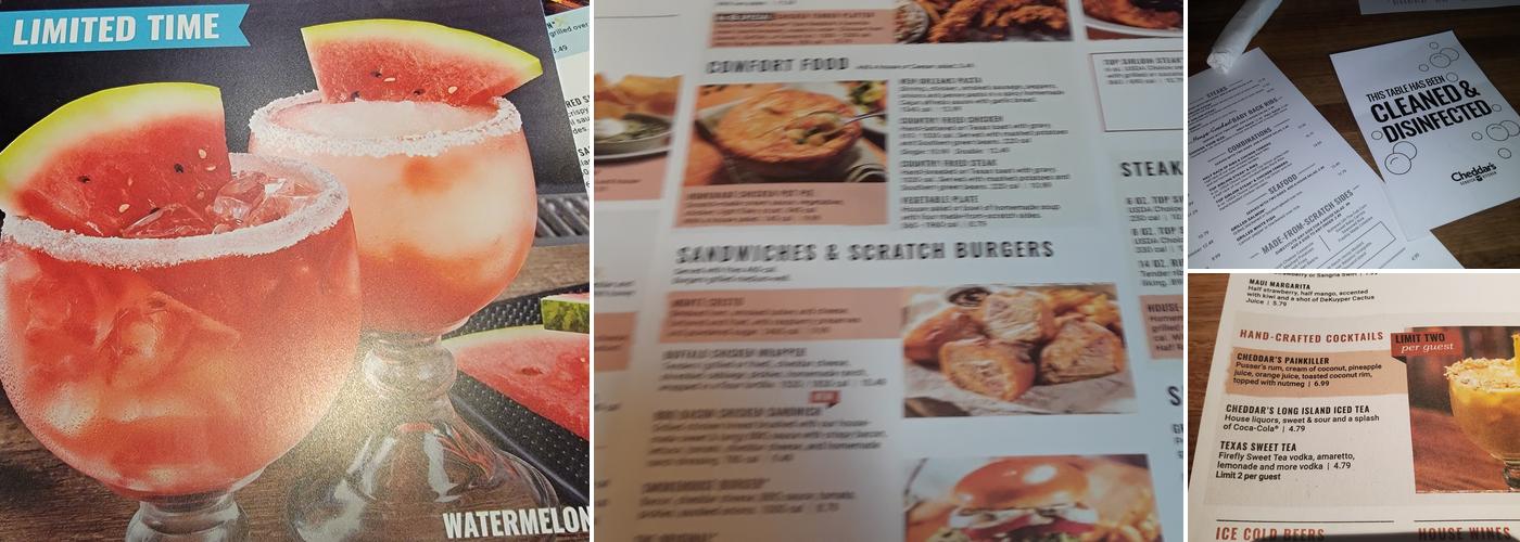 Cheddar's Scratch Kitchen Menu
