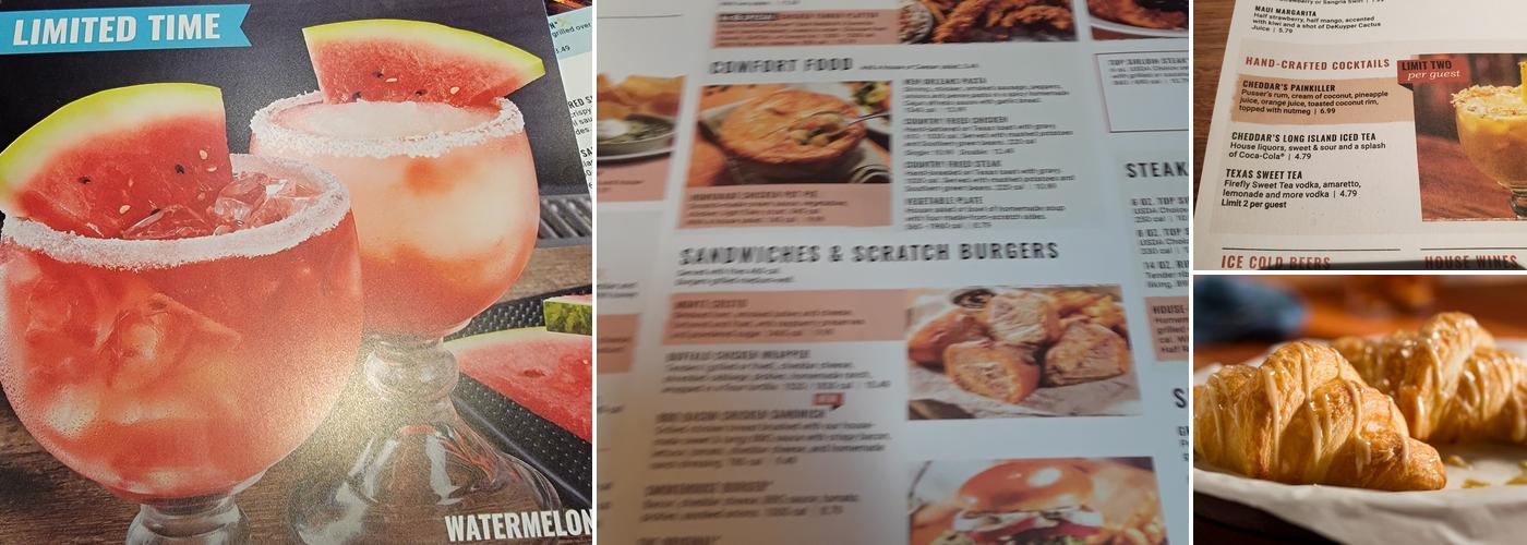 Cheddar's Scratch Kitchen Menu