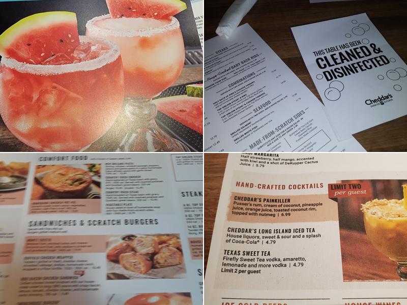 Cheddar's Scratch Kitchen Menu