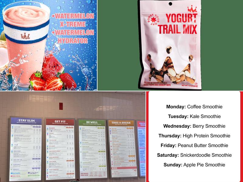 Smoothie King Menu